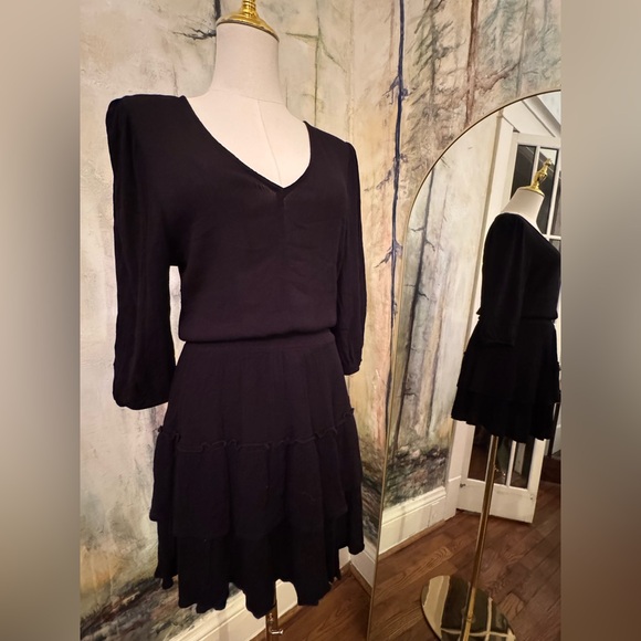 Z Supply Stella Solid Mini Dress in Black Size Small - Picture 9 of 13